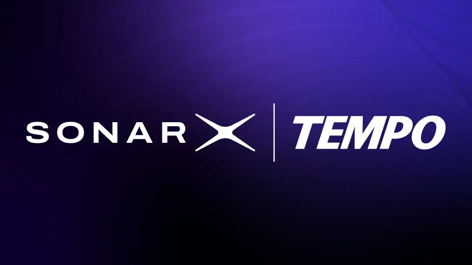 SonarX Is Live on Tempo