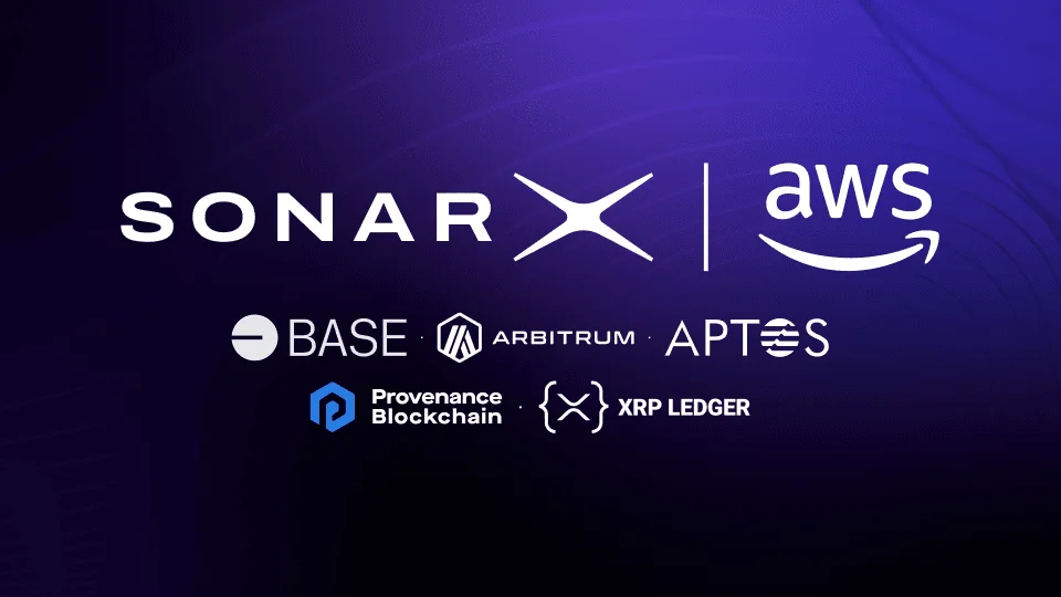 SonarX Partners with AWS to Power Blockchain Innovation